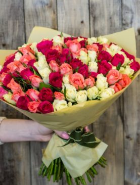 Букет 51 роза кении