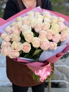 Букет из 35 роз 60 см