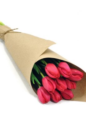 Букет 9 тюльпанов