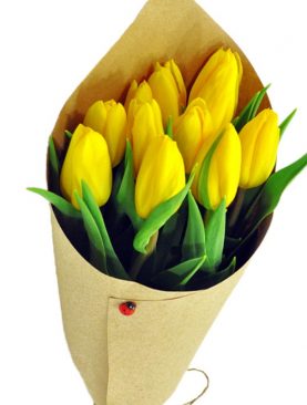 Букет из 11 тюльпанов